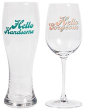 Lesser & Pavey Handsome & Gorgeous Glass - Set of 2