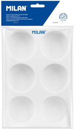 Milan Rectangular Mixing Palette With 6 Wells