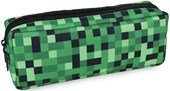 Green Pixel Pencil Case