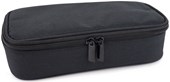 Multi Compartment Oblong Pencil Case - Black