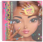 TOPModel Create Your Hand Design Colouring Book