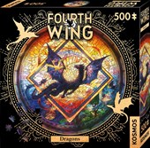 Fourth Wing Dragons Puzzle - 500 Piece