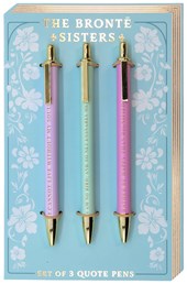 Portico Bronte Sisters Set of 3 Pens