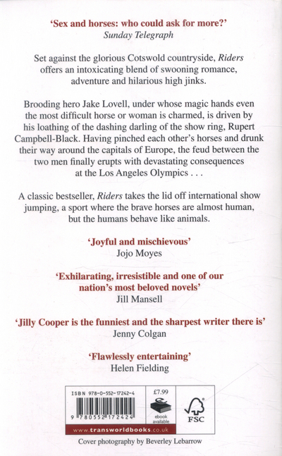 Riders By Jilly Cooper Easons Com 