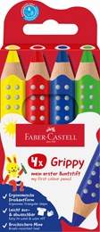 Faber Castell Grippy Colour Pencil - Set of 4
