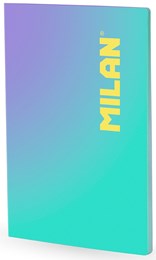 Milan A4 Glued Notebook Lined 48 Pages - Turquoise Sunset