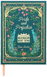 Portico Pride & Prejudice Embroidered Hardback Journal