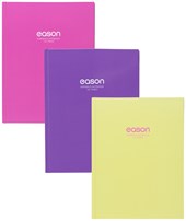 Eason 3 Pack 120 Page Hardback Notebooks- Pink Purple Yellow