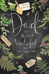Fathers Day Card - Botanical Chalkboard