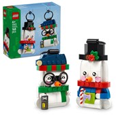 LEGO Snowman Ornaments Christmas Decor Holiday Decorations 40812