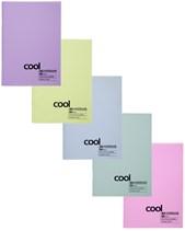 Eason A4 Cool Cover Notebook Pastel Colours 10 Pack