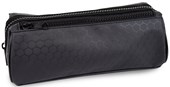 Coated Hex Sport Pencil Case - Black