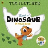 There's a dinosaur in your book