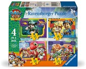 Ravensburger Paw Patrol 3 Dino Movie 4 in a Box Puzzles