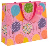 Gift Bag Landscape - Pink Big Balloons