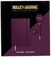 Leuchtturm Purple Bullet Journal Gift Set with Drehgriffel & Pen Loop