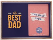Widdop Celebrations Photo Frame - Best Dad 4" X 6"