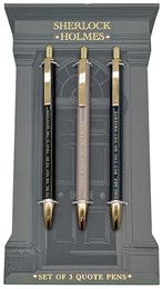Portico Sherlock Holmes Set of 3 Pens