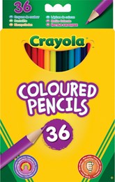 Crayola | Coloured Full Length Pencils - 36 Pack