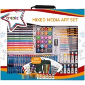 Create 200 piece Complete mixed Art Set