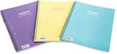 Eason A4 160 Page Spiral Notebook Assorted – Pastel Colours
