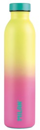 Milan stainless steel isothermal bottle 0.59 L Sunset series, pink