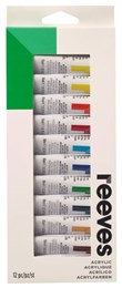 Reeves 12 Fine Acrylic Paint