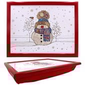Lesser & Pavey Bug Art Snowman Laptray