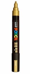 Posca Medium Bullet Tip Gold PC-5M