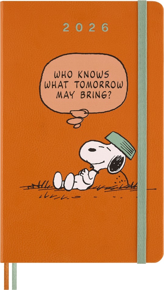Moleskine 2026 Peanuts Weekly Large Diary Planner Hard Cover - Snoopy ...