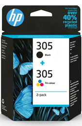 HP 6ZD17AE 305 Black & Colour Printer Ink