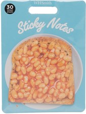 WHSmith Beans on Toast Sticky Notes