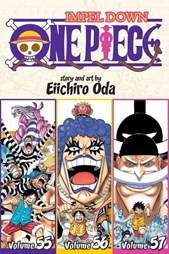 One piece. Volume 55, volume 56, volume 57 Impel down