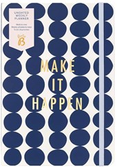 Busy B Undated Weekly Planner - Navy Spot