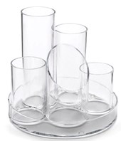 Osco Acrylic 5 Tube Pen Pot