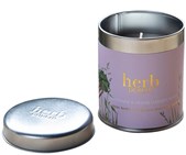 Herb Dublin Rhubarb Tall Tin Candle