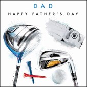 Sporting Legend Fathers Day Card 7x7