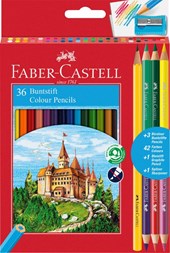 Faber Castell Eco Colour Pencils Box 36 With 3 Free Bio-Colour