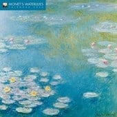 Flame Tree Monet's Waterlilies Calendar 2026