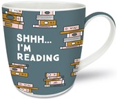 Smiling Faces Shhh I'm Reading Mug