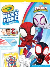 Crayola Spiderman Colour Wonder - Colouring Book