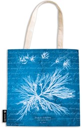 Paperblanks Canvas Bag - Anna Atkins’ Cyanotypes Sea Flowers