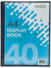 Eason Elite 40 Pocket Display Book with Front Pocket