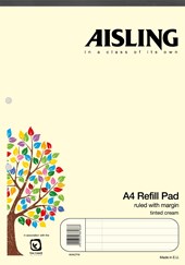 Aisling Refill Pad 100 page Cream