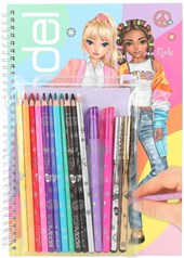 TOPModel Colouring Book with Pen Set