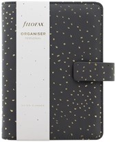 Filofax Personal Confetti Charcoal Organiser
