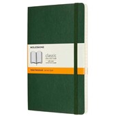 Moleskine Notebook Large Ruled Mytle Soft Cover Green