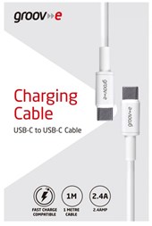 Groove  Micro-USB to USB-A Charging Cable 1M - White