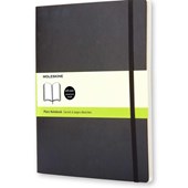 Moleskine Notebook XL Plain Black Soft Cover