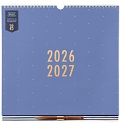 BUSY B Mid Year 2026-2027 Weekly Calendar - Blue
